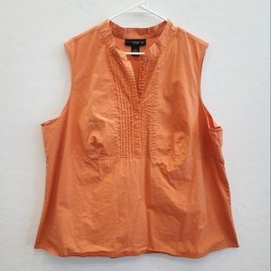 💕 Venezia Orange Sleeveless Top Women's Size 22/24